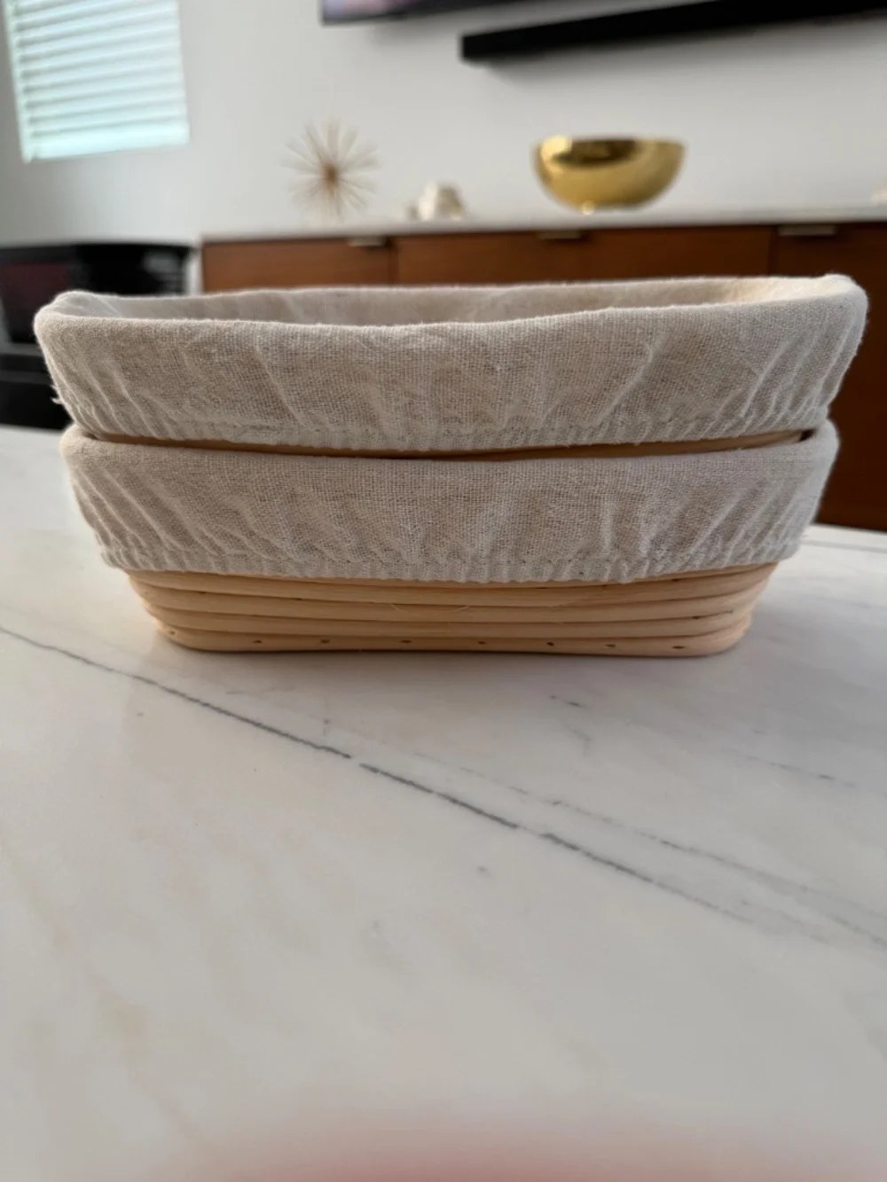 ‼️FINAL WEEKS‼️ Two 10-inch Sourdough Bread Proofing Banneton Basket and Liner